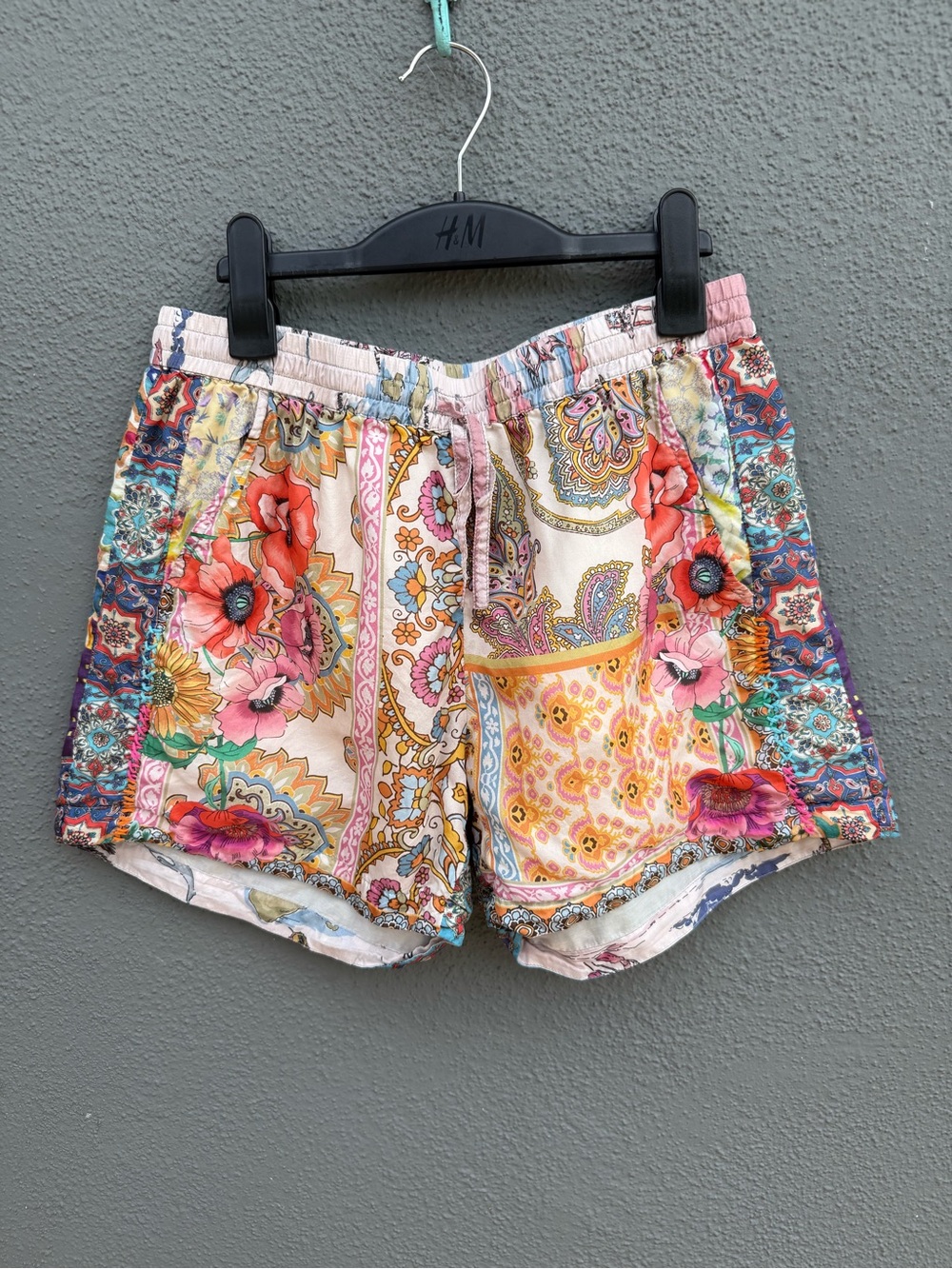 Johnny Was Logan Remy Silk Shorts